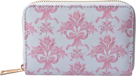 Juleeze Portemonnee 10x15 cm Wit Roze Polyester