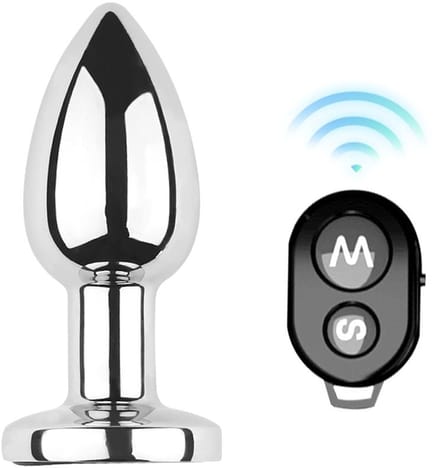 Kiotos - Vibrerende Buttplug - Oplaadbaar & Waterproof - Aluminium