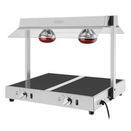Buffalo food warmer met gantry 2x GN 1/1