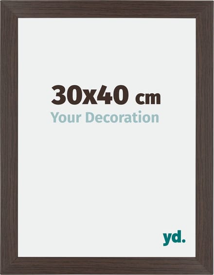 Your Decoration - Fotolijst 30x40 cm - MDF - Eiken Donker - Mura