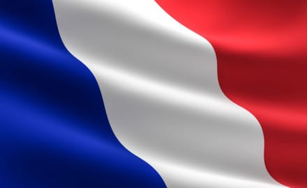 Partychimp Franse Vlag Frankrijk - 90x150 Cm - Polyester - Rood/Wit/Blauw