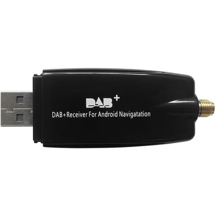 DAB+009 DAB Box Digitale Radio Antenne Tuner FM Transmissie USB Aangedreven voor Autoradio Android 5.1 zwart