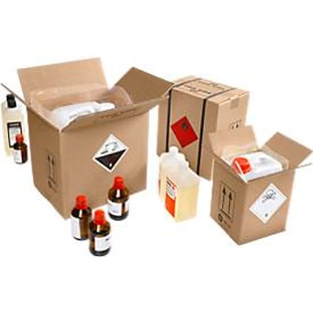 Kartonnen dozen voor gevaarlijke stoffen G4, 390 x 390 x 430 mm, 10 st.