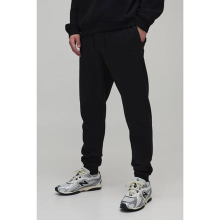 Essential BM Signature Slim Fit Jogger | Black | Size Large