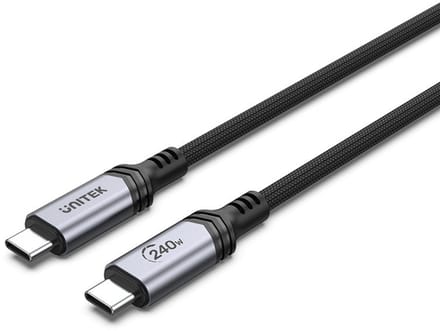 Unitek Usb-C Kabeladapter Oplader Voor Laptops En Telefoons 240W Pd-Apparaten