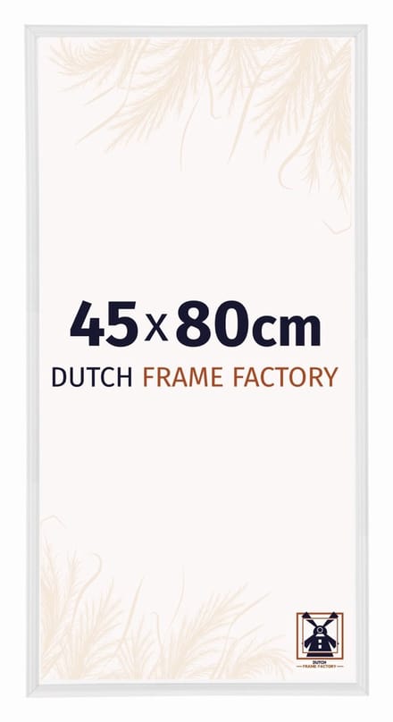 Fotolijst 45x80 cm - Kunststof - Wit Hoogglans - Angers