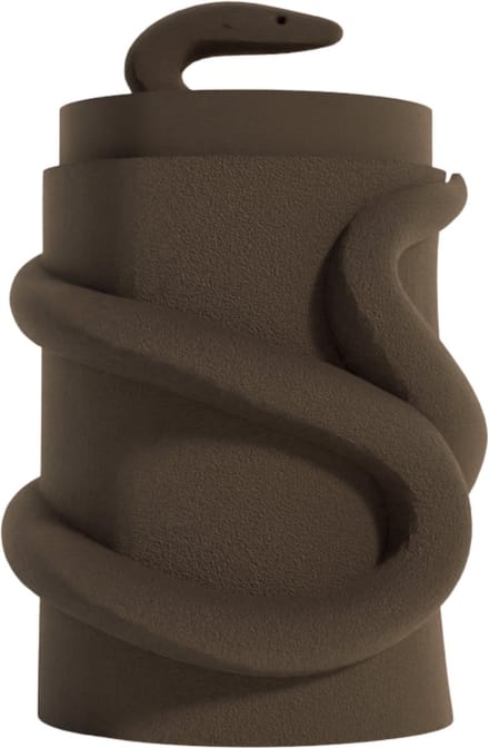 Fiastra Koekjespot – Serpent Design – Zwart