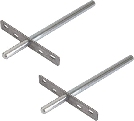Plankdrager - Blinde Montage - 246mm - Onzichtbare Plankdragers - 2 stuks
