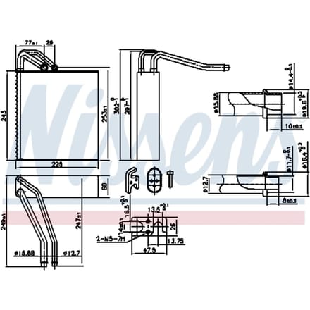 Verdamper, airconditioning NISSENS 92376