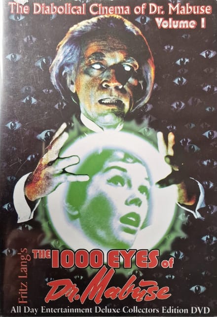 Dvd The 1000 eyes of dr Mabúse volume 1