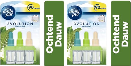 Ambi Pur 3Volution Navullingen - Ochtend Dauw / Morning Dew 2 x 20 ml