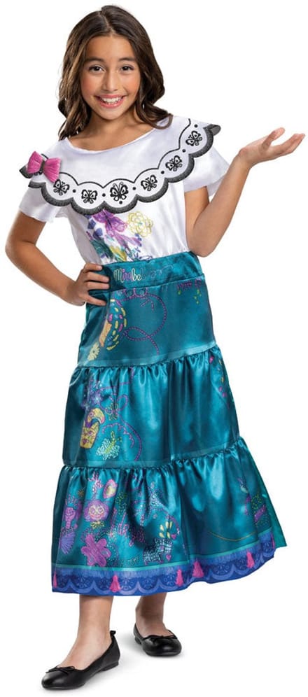 DISNEY - ENCANTO, Mirabel jurk Deluxe, Maat M (7-8 jaar), Meisjes