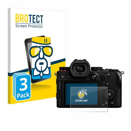 Screenprotector 3 Stuks voor Panasonic Lumix DC-S5 / DC-S5D (2024) Beschermglas transparant