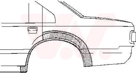 Van Wezel - ACHTER SCHERM VOOR FORD SCORPIO 1985-1992 ARC616764VWAN