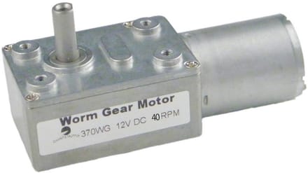 Mini Turbine Worm Motor 12V DC 40RPM Reducer voor Diverse Toepassingen