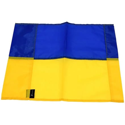 Precision Training - cornervlag - Geel/blauw - polyester - 43x28 centimeter