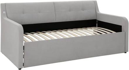 Frenz-Dagbed - Zilver Stof
