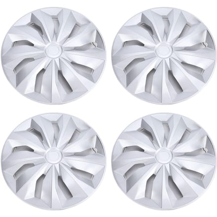 4 STKS 14 Inch Wielnaafdop Vervanging voor Citroen AX Universele R14 Velgkap white