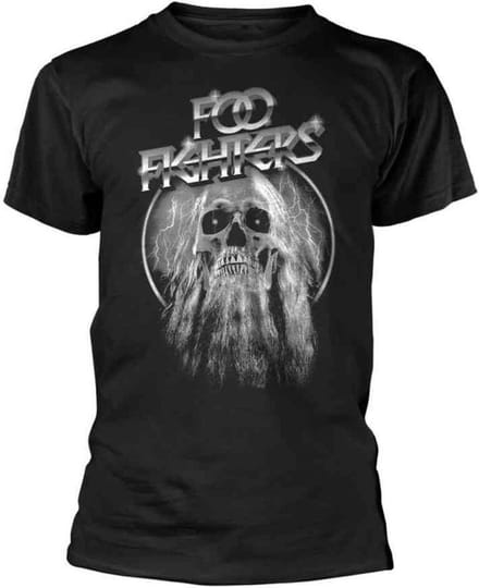 Foo Fighters - Bearded Skull Heren T-shirt - XL - Zwart