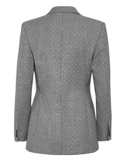 Blazer Regular Gold Fit Pied De Poule