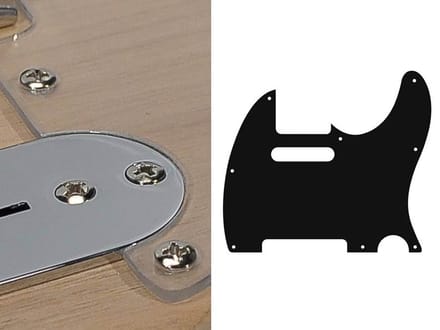 Boston TE-110-TR pickguard, Teaser, standard, 1 ply, transparent