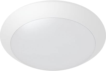 LED Plafondlamp met Sensor - Badkamerlamp - Brinton Aquin - Waterdicht IP65 - E27 Fitting - Opbouw - Rond - Wit
