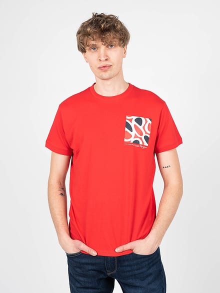 Pepe Jeans T-shirt Alford Mannen rood