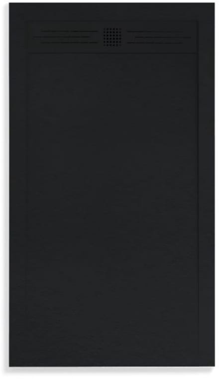 ALONI Elite Douchebak – Composiet – Mat Zwart – 160x90x3 cm