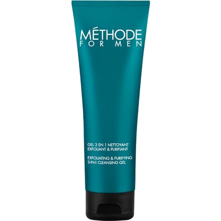 Méthode For Men Gel 3en1 Nettoyant Exfoliant&purifiant 125 ml