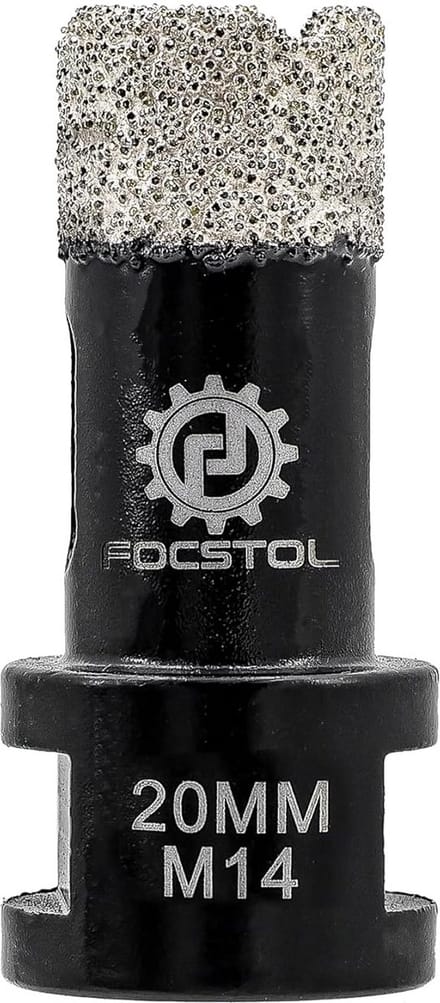 Diamant Tegelboor 20 mm Vacuüm Gesoldeerd voor Harde Materialen M14