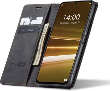 Hoesje geschikt voor HTC U23 Pro - Book Case Leer Slimline Zwart
