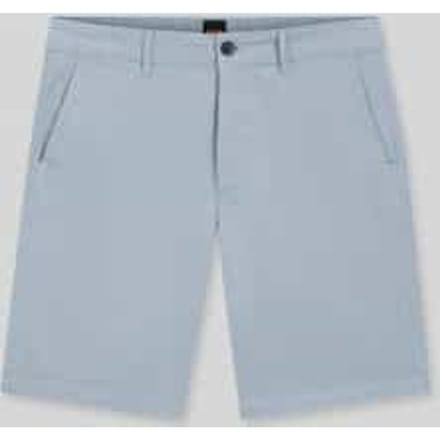 slim fit chino-short van katoenmix