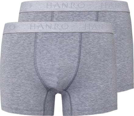Hanro Cotton Essentials Korte short - 2 Pack Noir - 073078-0019 - M