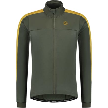 Rogelli Freeze Heren Fietsjack Winter - Winddicht - Grijs/Geel