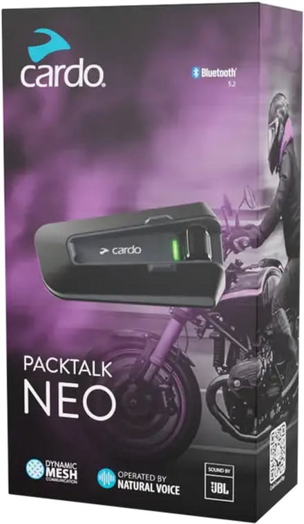 Cardo Packtalk Neo Dual Bluetooth Communicatiesysteem - Maat - Bluetooth Intercom