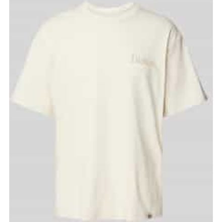 T-shirt met labelprint, model ''COMPANION SCRIPT'