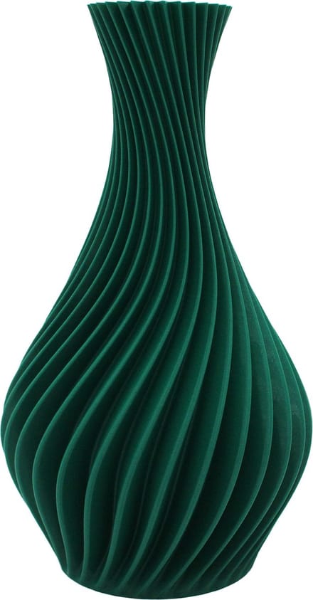 Rome Vaas Groen | 32CM | Woonaccessoires | Home Deco | Binnen Decoratie- Professionele 3D Print - 100% Waterdicht