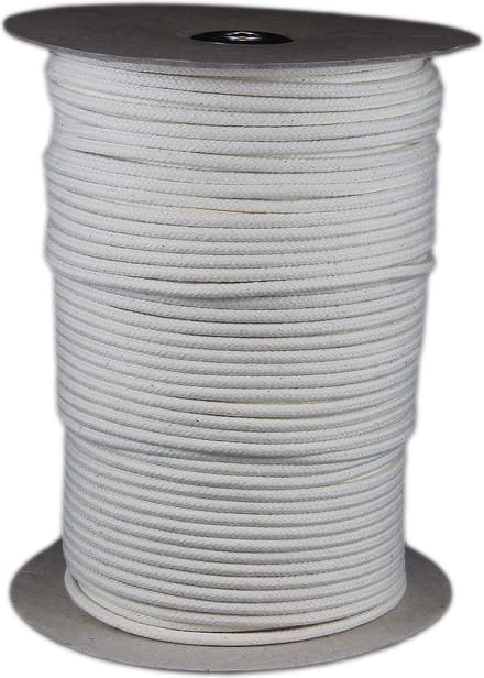 Katoenkoord - Wit - Touw - 5mm x 200mtr - haspel