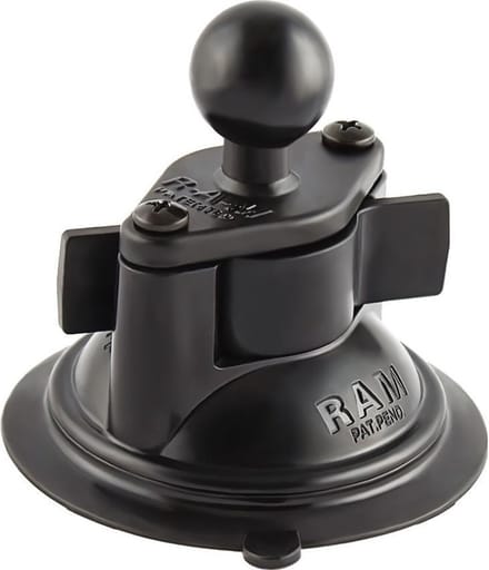 RAM Mounts Twist Lock Zuignap. zwart. one Maat