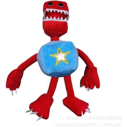 Poupée en Peluche Poupée Time Around Poupée Monstre Saucisse Poupée Monstre Rouge Bleu Poupée Diable Bleu Jouet en Peluche as shown