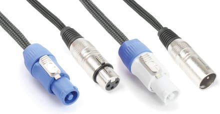 Combikabel – PD Connex LDP02 combikabel voor lichteffecten, 2 meter. Twee kabels in één!