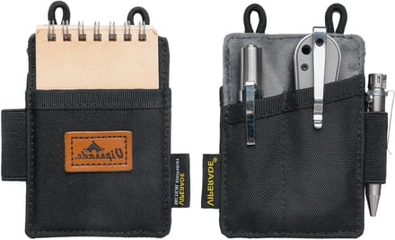 Micro EDC Pouch met Elastische Penhouder, Slimme Pocket Organizer voor Mannen, Kleine Tool Pouches voor Multitools en Accessoires