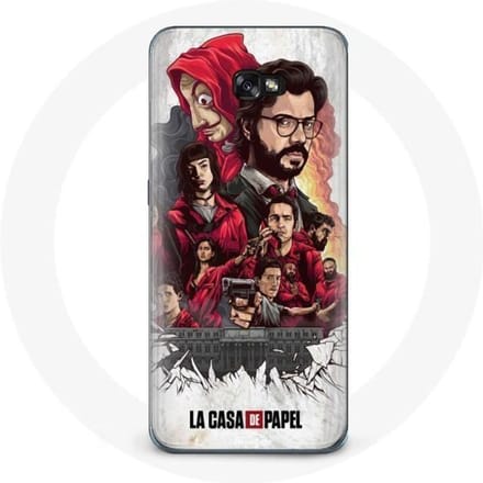Coque pour Samsung Galaxy A3 2016 La Casa De Papel affiche art