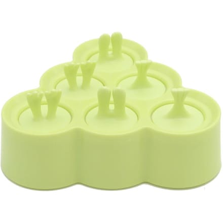 6 Trous Animaux Créatifs Machine à Glace Moule à Popsicle en Silicone de Qualité Alimentaire Moule à Glace en Silicone vert