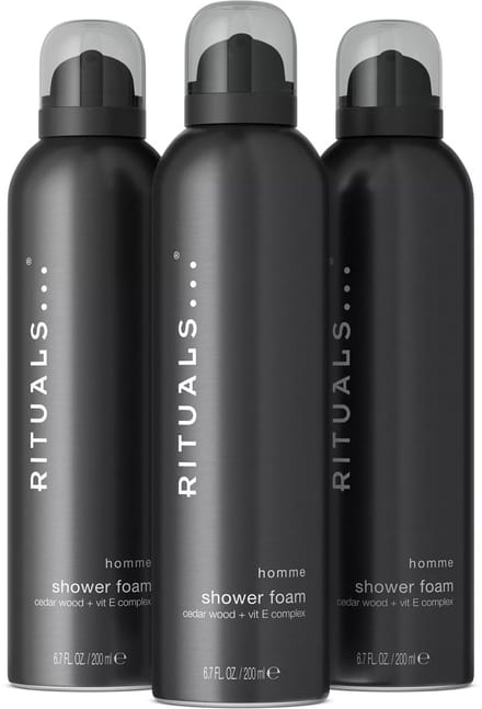 Rituals The Ritual of Homme Shower Foam - Doucheschuim - 3 x 200 ml
