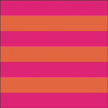 Lunch Servetten Block stripe orange/pink - Ambiente - 33x33 cm