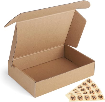 9x6x2 inch Golfkartonnen Dozen - 25 Stuks Bruin Karton voor Verzenddoeleinden