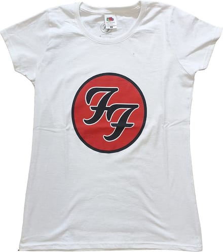 Foo Fighters - FF Logo Dames T-shirt - XS - Wit
