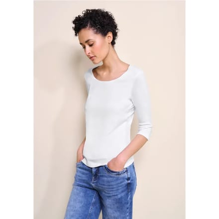 Shirt in effen kleur