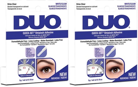 DUO Kleef voor Wimpers Ardell Quick-Set - Wimperlijm - Transparant, Sneldrogend, 2-pack
